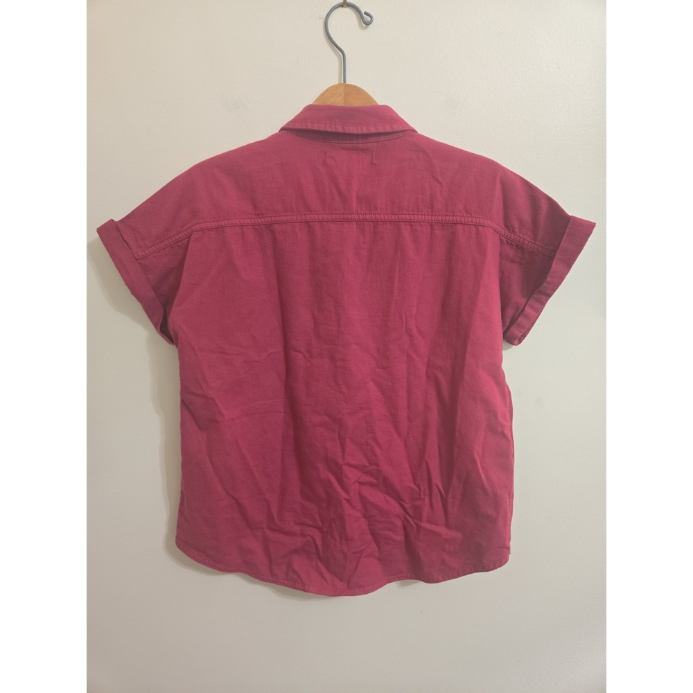 Tommy Bahama Tropical Twist IslandZone Camp Shirt Women's XS Rhumba Pink - Picture 3 of 10
